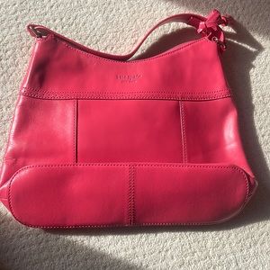 Kate spade pink leather tote bag
